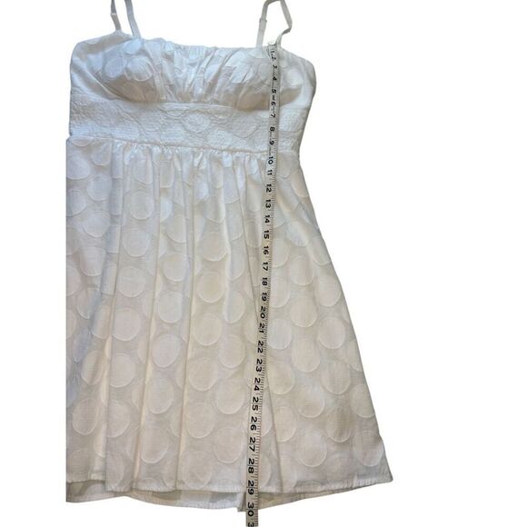 B. Smart white cotton fit and flare sundress - 12 - Picture 7 of 8